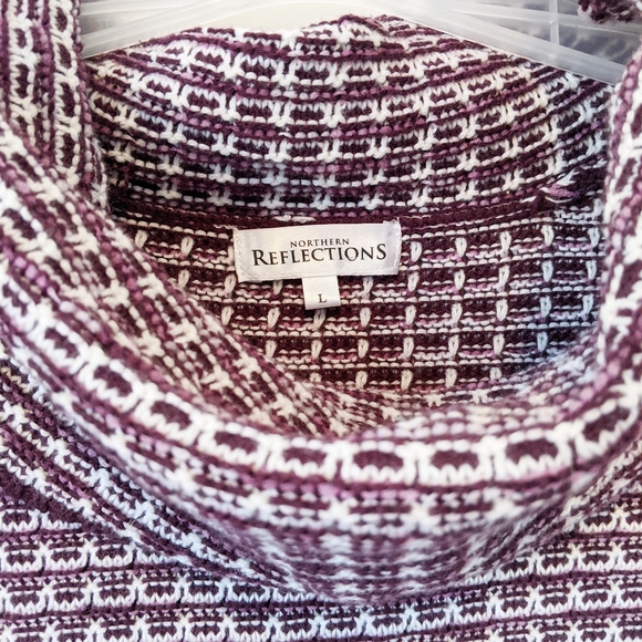 NORTHERN REFLECTIONS Cowl Neck Knitted Sweater - Picture 4 of 12